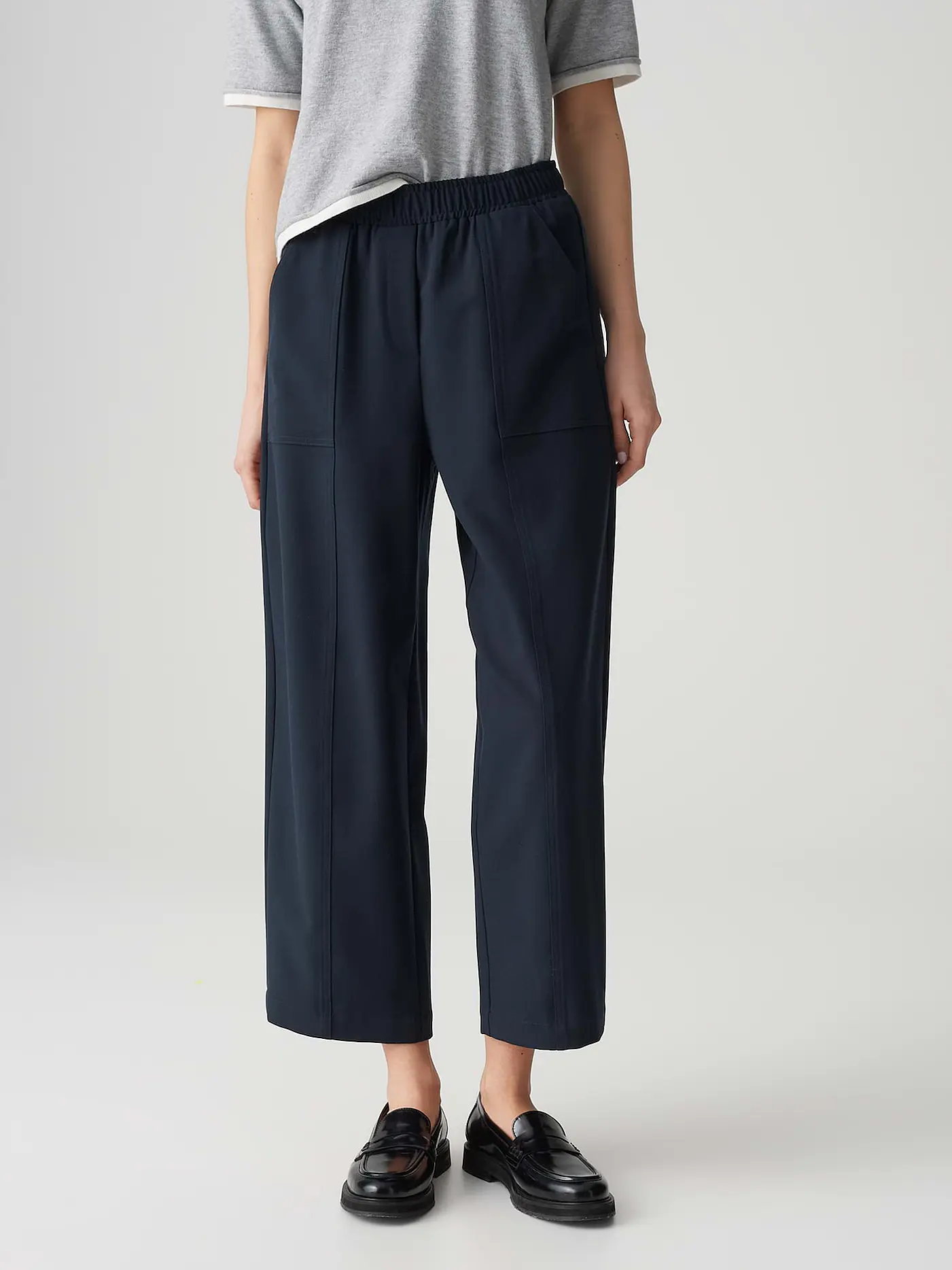 OPUS | Hose Jogging Fit MYHA BARREL CITY | dunkelblau